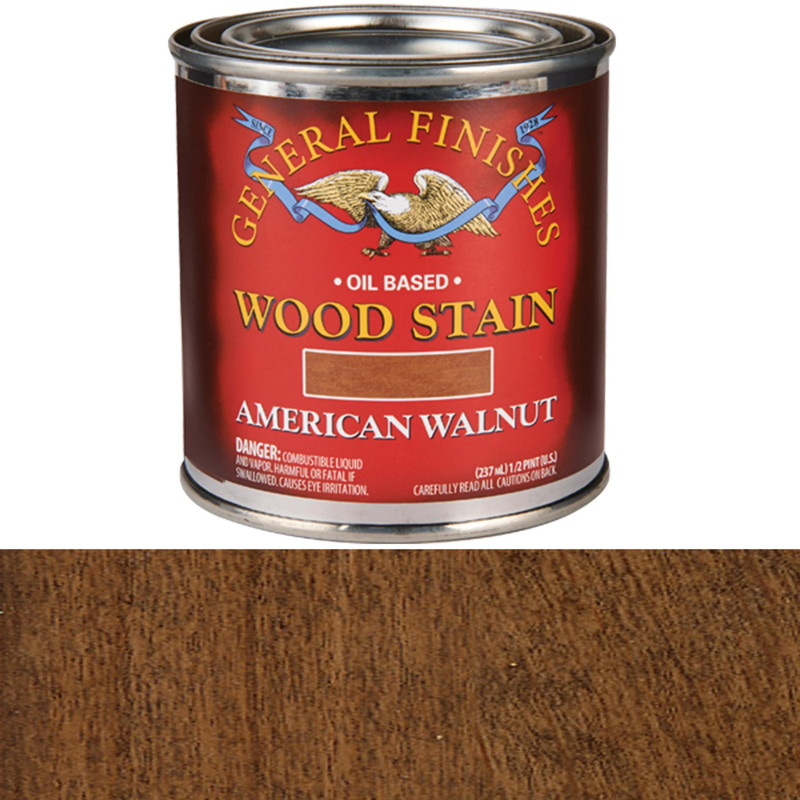 Wood Stain - Oil Based - Color:American Walnut - Size:8-oz